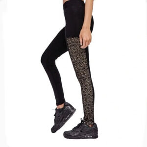 Blue Life Fit Lacey Contrast Leggings